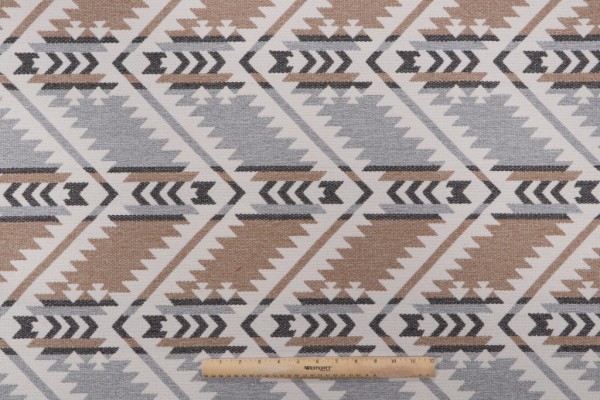 Crypton Wheeler High Performance Woven Upholstery Fabric in Flannel