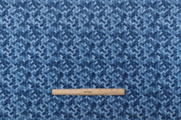 Richloom Mixes Printed Polyester Outdoor Fabric in Marine