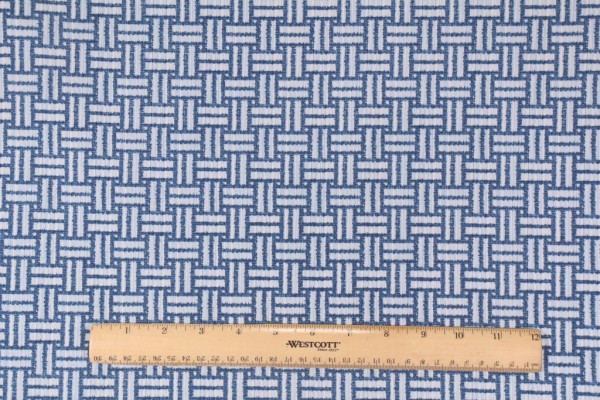 Click for 3.5 Yards Terrasol - Breezeway Printed Polyester Outdoor Fabric in Navy Terrasol - Breezeway Printed Polyester Outdoor Fabric in Navy