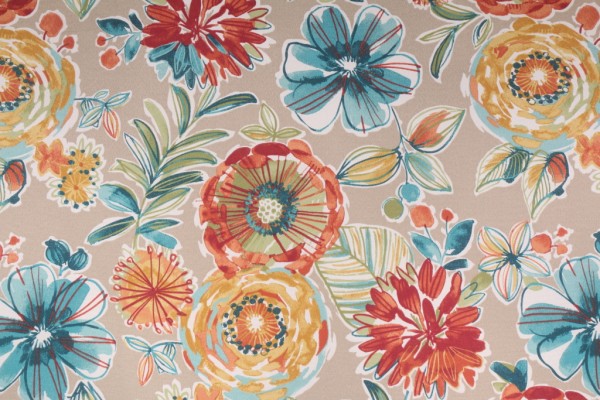 Richloom Colsen Printed Polyester Outdoor Fabric in Sonoma