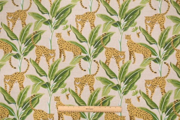 Click for 4 Yards Richloom Enzel Printed Polyester Outdoor Fabric in Linen Richloom Enzel Printed Polyester Outdoor Fabric in Linen