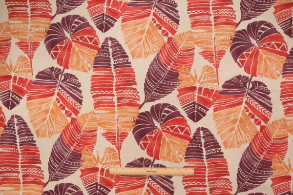 Richloom Hixon Printed Polyester Outdoor Fabric in Sunset