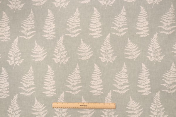 Click for 1.38 Yards PK Lifestyles Fern Imprint Woven Decorator Fabric in Seaglass PK Lifestyles Fern Imprint Woven Decorator Fabric in Seaglass