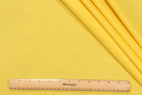 Stof France Aquitaine Woven Quilting Craft Cotton Fabric in Jaune (Yellow)