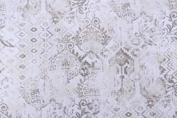 Magnolia Home Austin Printed Cotton Drapery Fabric in Sand