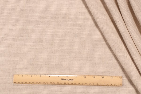 PK Lifestyles Desmond Solid Printed Cotton Blend Drapery Fabric in Natural