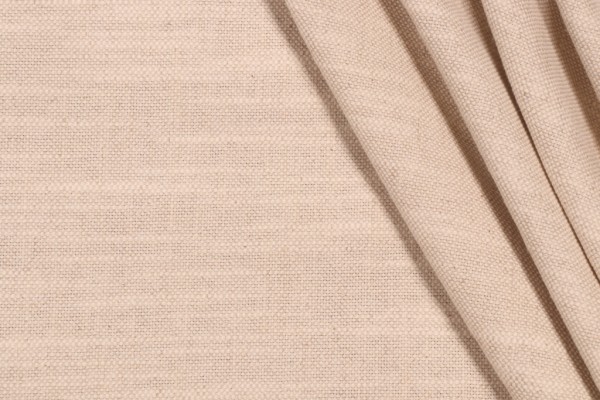 PK Lifestyles Desmond Solid Printed Cotton Blend Drapery Fabric in Natural