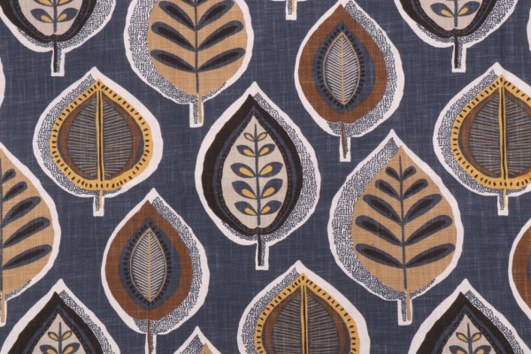 Covington Yoshino Printed Cotton Drapery Fabric in 609-Mallard