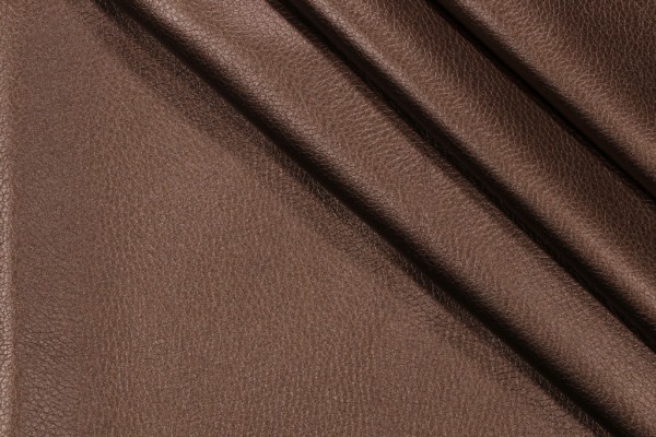 Stof France Ekokuir Brilliant Vinyl Upholstery Fabric in Or Brilliant