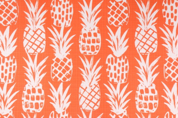Click for 1.13 Yards Premier Prints Pineapple - Luxe Printed Luxe Polyester Outdoor Fabric in Marmalade Premier Prints Pineapple - Luxe Printed Luxe Polyester Outdoor Fabric in Marmalade