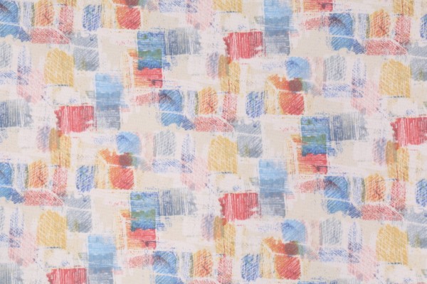 Mill Creek Zhanna Printed Polyester Outdoor Fabric in Americana