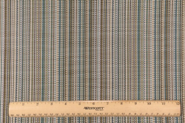 Phifertex Trixie Stripe Woven Vinyl Mesh Sling Chair Outdoor Fabric in Myrtle