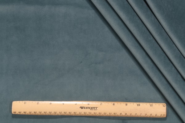 Covington Vitani Velvet Decorator Fabric in 501-Nile