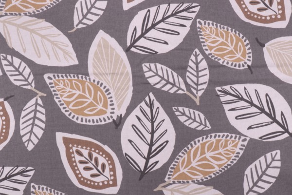 Covington Honshu Printed Cotton Drapery Fabric in 94-Ash