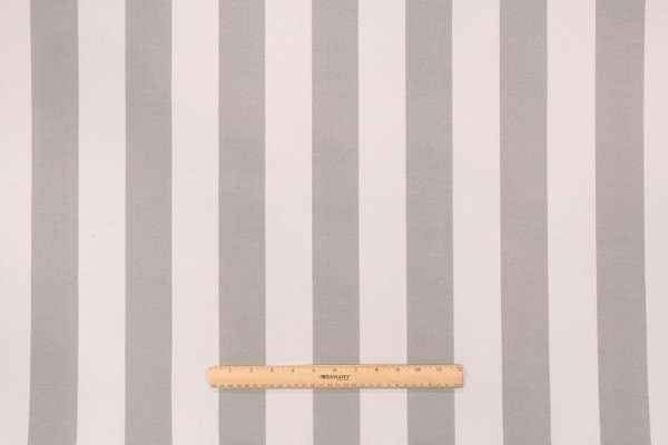 PK Lifestyles Canopy Stripe Printed Polyester Outdoor Fabric in Shadow