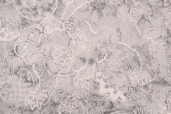 P Kaufmann Temple Lion Printed Cotton Drapery Fabric in Pewter