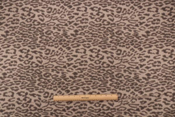 Click for 1 Yards Lacefield Cheetah Printed Drapery Fabric in Steel Lacefield Cheetah Printed Drapery Fabric in Steel