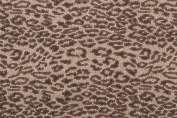Click for 1 Yards Lacefield Cheetah Printed Drapery Fabric in Steel Lacefield Cheetah Printed Drapery Fabric in Steel