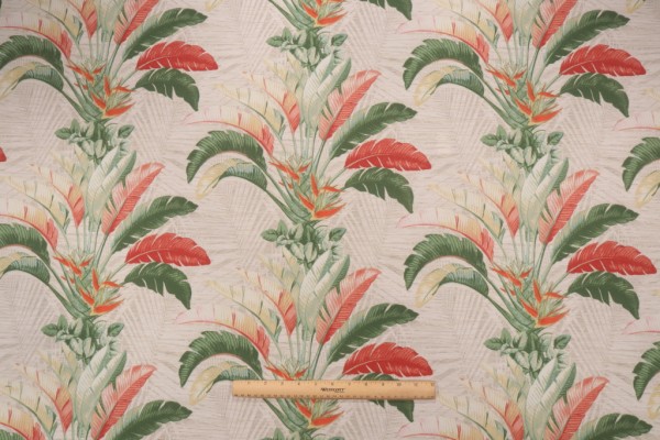 Tommy Bahama Banana Leaves Printed Polyester Outdoor Fabric in Jade