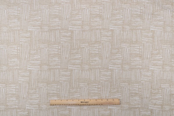 PK Lifestyles Crosshatch Woven Chenille Upholstery Fabric in Cornsilk
