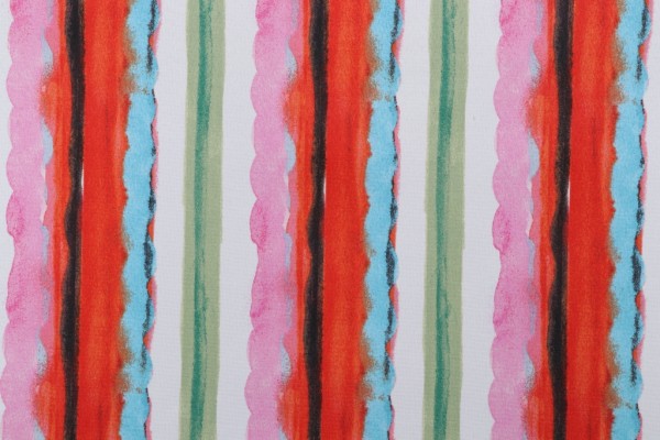 PK Lifestyles Wind Driven Printed Polyester Outdoor Fabric in Fruit Punch