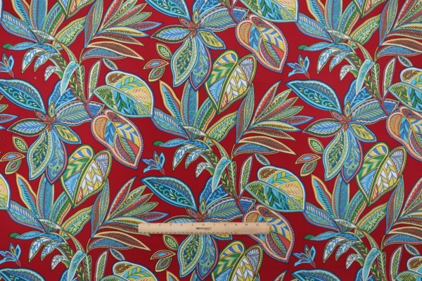 Richloom Crestwood Printed Polyester Outdoor Fabric in Multi