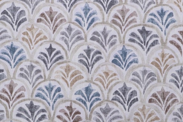Click for 3.38 Yards Magnolia Home Countess Printed Cotton Drapery Fabric in Harbor Magnolia Home Countess Printed Cotton Drapery Fabric in Harbor