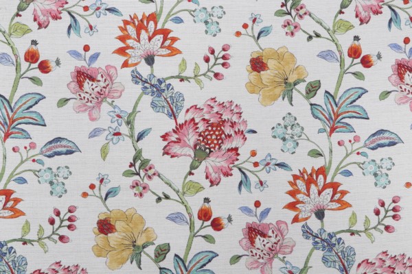 Mill Creek Isamen-Superial Printed Cotton Drapery Fabric in Garden Party