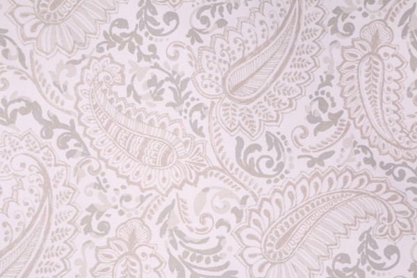 Premier Prints Shannon Printed Cotton Drapery Fabric in Ecru