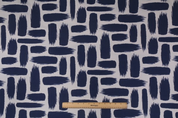 Richloom Baja Printed Polyester Outdoor Fabric in Nautical