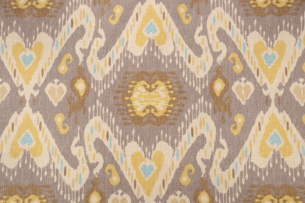 Waverly Enlightened Printed Cotton Drapery Fabric in Pumice