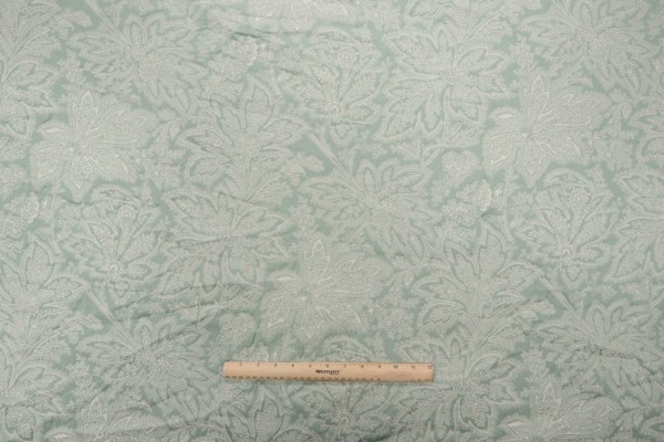 Thibaut Camden Leaf W7184 Woven Upholstery Fabric in Seagrass
