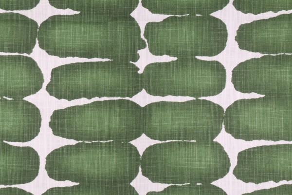 Premier Prints Shibori Dot - Slub Canvas Printed Cotton Drapery Fabric in Pine