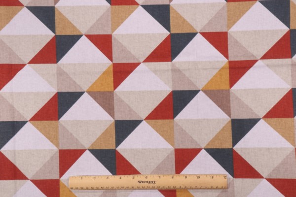 Covington Denmark Printed Cotton Drapery Fabric in 39-Autumn