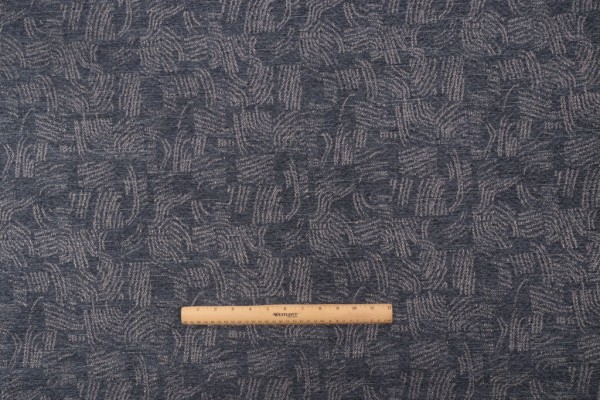 PK Lifestyles Toulouse Woven Chenille Upholstery Fabric in Indigo