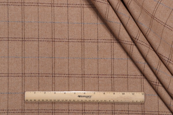 Click for 1.63 Yards P Kaufmann Duncan Woven Decorator Fabric in Camel P Kaufmann Duncan Woven Decorator Fabric in Camel
