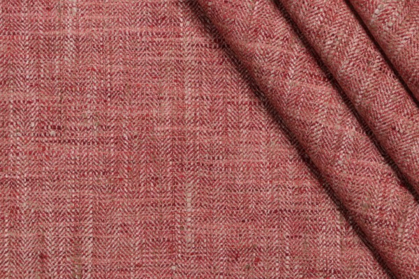 P Kaufmann Handcraft Woven Upholstery Fabric in Coral