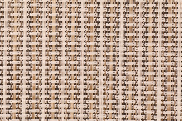 Phifertex Wicker Weave Woven Vinyl Mesh Sling Chair Outdoor Fabric in Natural