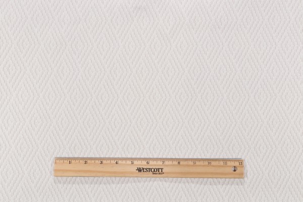 Pierre Frey Mani Woven Solution Dyed Acrylic Outdoor Fabric in Blanc