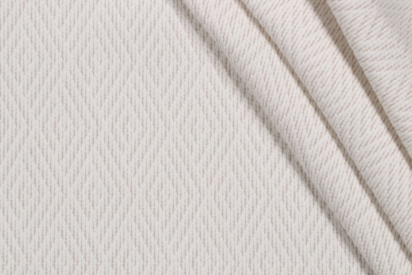 Pierre Frey Mani Woven Solution Dyed Acrylic Outdoor Fabric in Blanc