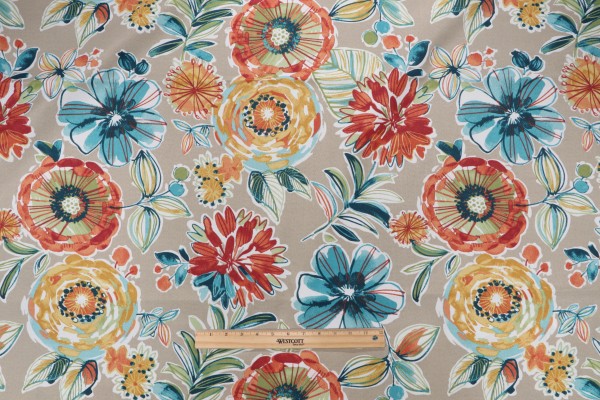 Richloom Colsen Printed Polyester Outdoor Fabric in Sonoma
