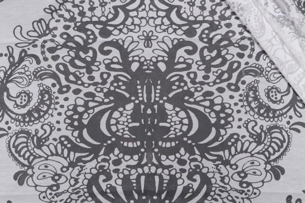 Clementini Sheer Woven Drapery Fabric in White