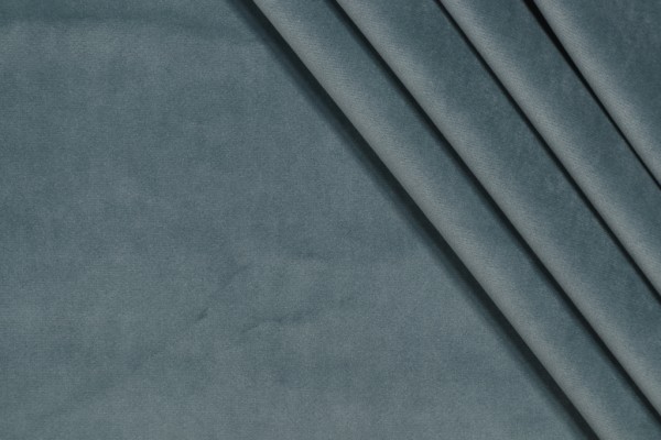 Covington Vitani Velvet Decorator Fabric in 501-Nile