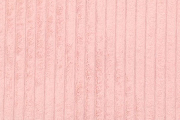 PK Lifestyles Corduroy Fur Woven Plush Polyester Upholstery Fabric in Blush