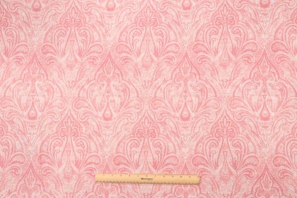 Kaufmann Rolling Hillside Printed Linen Blend Drapery Fabric in Blossom