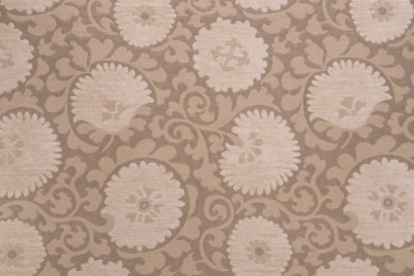 Thibaut Suzani W98697 Woven Chenille Upholstery Fabric in Beige