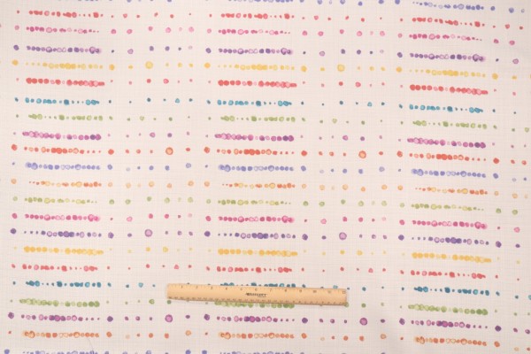 Hamilton Morse Printed Polyester Drapery Fabric in Rainbow