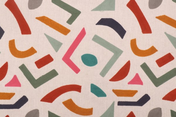 PK Lifestyles Oslo Embroidery Woven Embroidered Decorator Fabric in Confetti