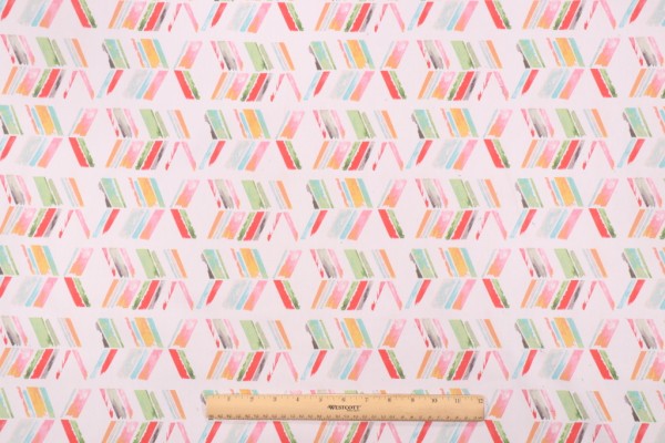Click for 0.63 Yards Waverly Spring Into Action Printed Cotton Drapery Fabric in Prism Waverly Spring Into Action Printed Cotton Drapery Fabric in Prism