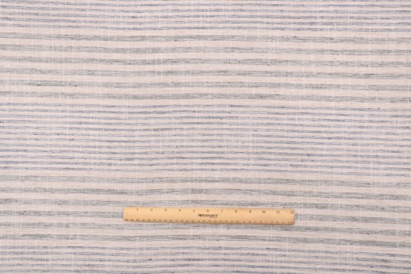Waverly Weekend Stripe Woven Decorator Fabric in Seaglass